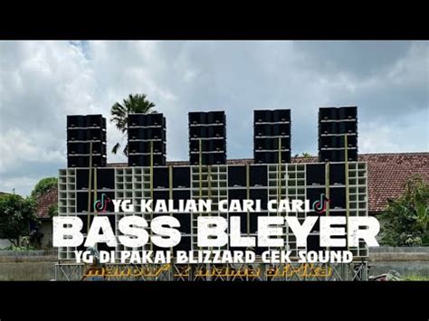 Dj Bass Blayer Manow Viral Tiktokdj Yang Di Pakai Blizzard Cek Sound