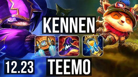 Kennen Vs Teemo Top 7 Solo Kills 900 Games 800k Mastery