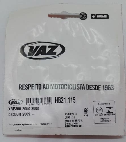 Pinh O Vaz Dentes Para Cb E Xre Mais Velocidade R