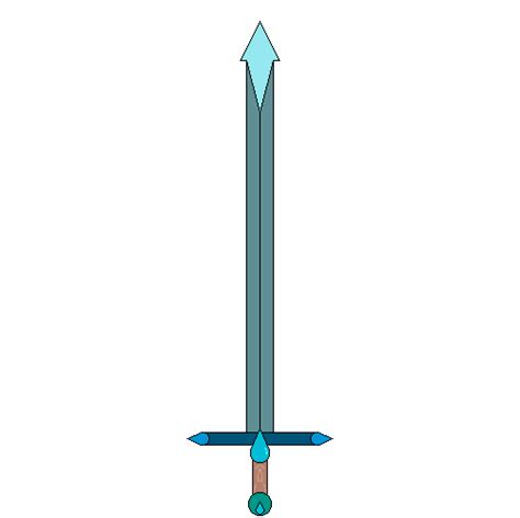 Pixilart - Water Sword by IceFox2005