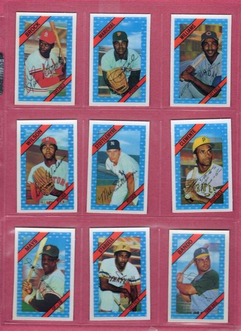 1972 Kelloggs Baseball Complete 54 Card Set NM MT Very Nice No Cracks