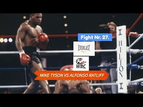 MIKE TYSON VS ALFONSO RATLIF FIGHT Nr 27 06 09 1986 YouTube