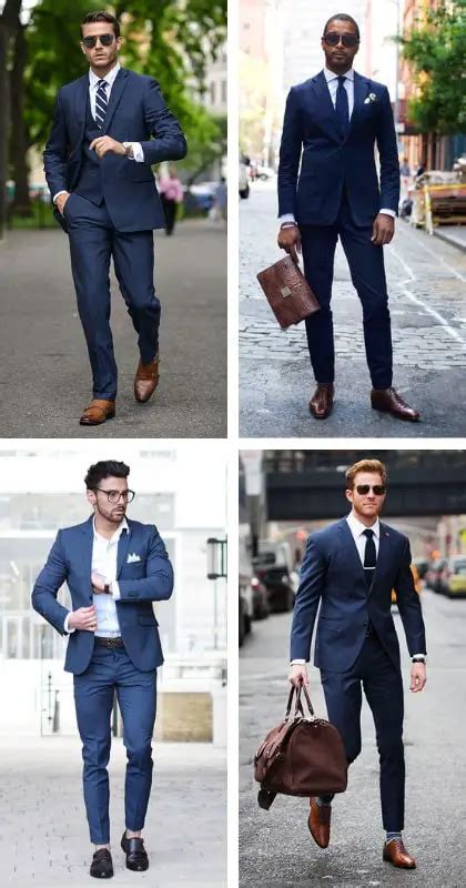 Blue Suit And Brown Shoes How To Nail The Look • Styles Of Man