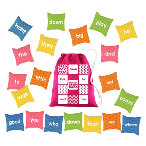 Educational Insights Storytelling Bean Bags, Tactile Bean Bags for Kids Classroom, Includes 25 ...