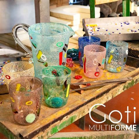 Bicchieri Vetro Murano Goti Veneziani Multiforme Objects Vetro Di Murano Oggetti Vetrate