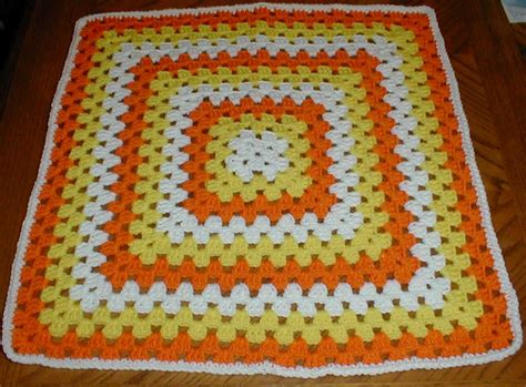 Karens Crocheted Garden of Colors: 2 Halloween Preemie Blankets