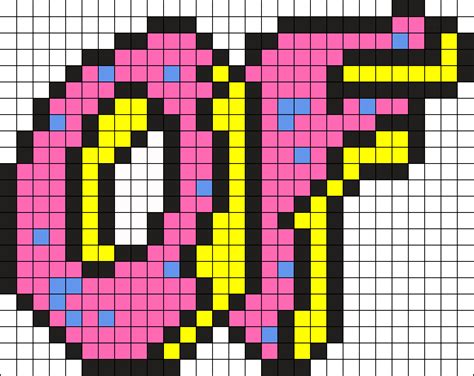 Download Odd Future Logo Perler Bead Pattern Bead Sprite Odd Future