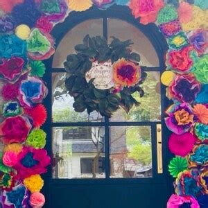 Mexican Paper Flower Backdrop Tissue Pom Poms Wedding Baby Bridal Shower Party Decorations - Etsy