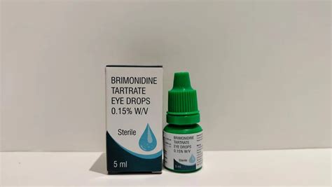 Brimonidine Tartrate W V Eye Drops Packaging Size Ml At Best