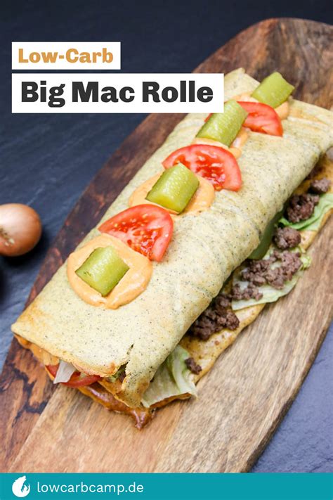 Big Mac Rolle Low Carb Mit Zwei Teigvarianten