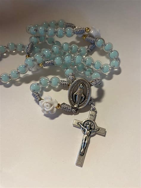 Rosary Miraculous Medal - Etsy