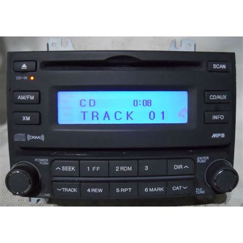 Hyundai Elantra 2007 2008 2009 2010 Factory Stereo MP3 XM Ready CD