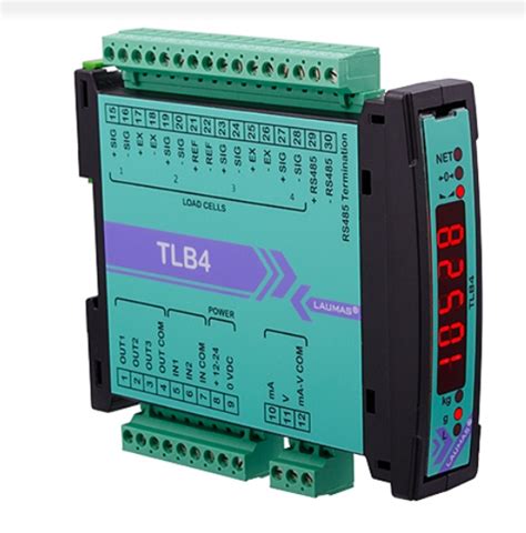 Transmisor Indicador De Peso 4 Ca Laumas Electronica Tlb4rs485