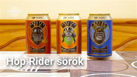 Kisüzemi eskedő majomkodás Hop Rider sörök Beastly Red Session