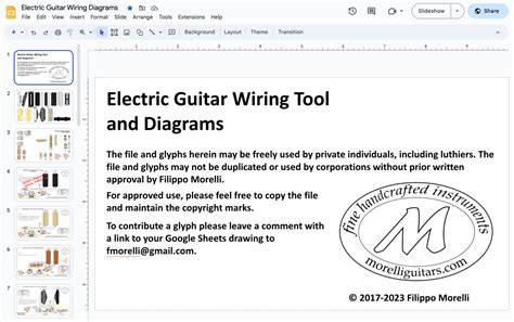 Wiring Diagram Tool Morelli Guitars