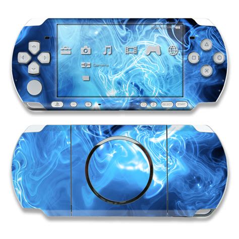 Blue Quantum Waves PSP 3000 Skin - Covers Sony PlayStation Portable ...