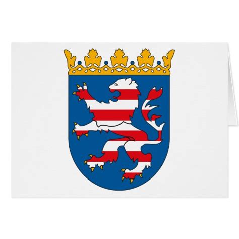 Hessen Coat of Arms Greeting Card | Zazzle