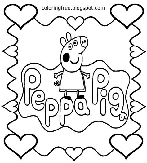 Download Peppa Pig Coloring Pages Pics