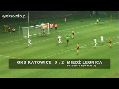 Bramki z meczu GKS Katowice Miedź Legnica YouTube