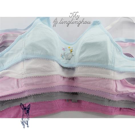 KIT Sutiã Menina Moça Infantil Lingerie pouco Bojo Shopee Brasil