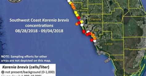 FWC releases red tide map through September 4th