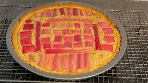 French Style Rhubarb Tart Geoff S Baking Blog