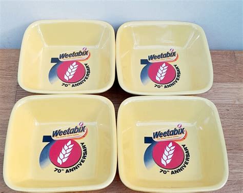 Weetabix 70th Anniversary Cereal Bowls Etsy