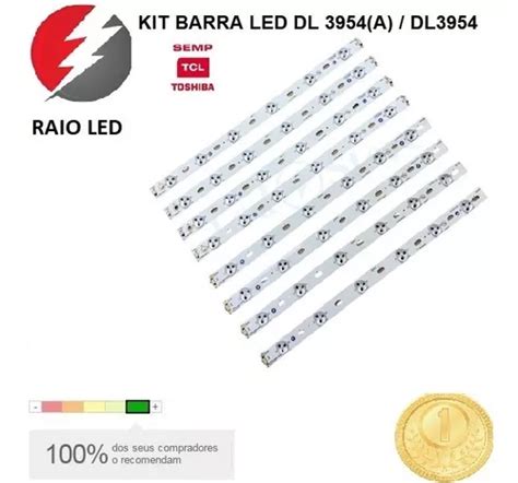 Kit Barras Leds Dl A F Dl Alum Nio Novo C Nf Frete Gr Tis