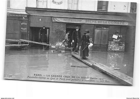 Inondations De Paris La Grande Crue De La Seine Janvier