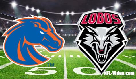 Boise State Vs New Mexico Football Week Full Game Replay Ncaa