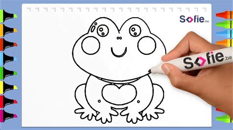 Kikker Tekenen Frog Drawing Youtube