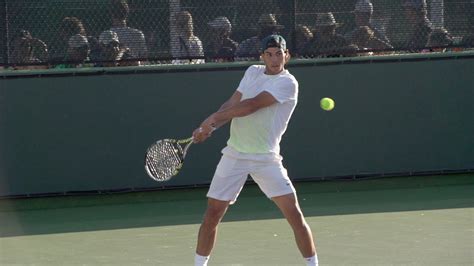 Rafael Nadal Backhand In Super Slow Motion 4 Indian Wells 2013 Bnp Paribas Open Youtube