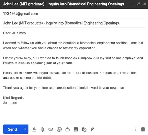 Job Inquiry Email Writing Tips With Examples And Templates