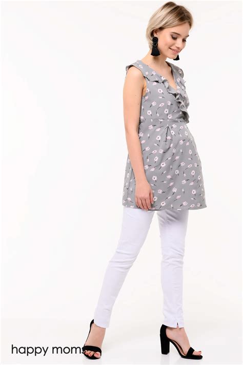 Джинсы для беременных белые зауженные / Happy Moms