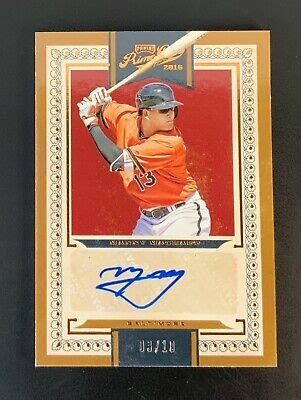 Manny Machado Auto Panini Prime Cuts Baseball Orioles