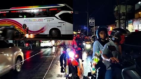 BUS PUTRA PELANGI MERCEDES Sempati Star TERLAMBAT MENUJU PEKANBARU