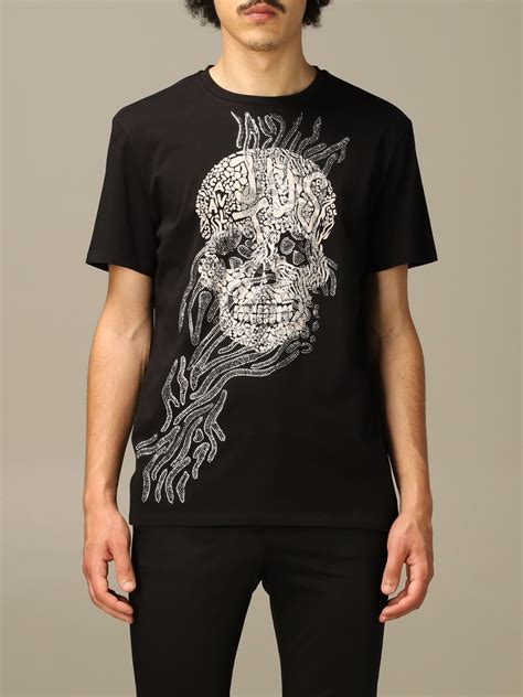 Just Cavallijust Cavalli T Shirt Just Cavalli T Shirt With Skull And