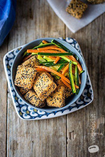 Tofu Impanato Al Cocco E Sesamo Nero Secondi Vegani Vegolosi It