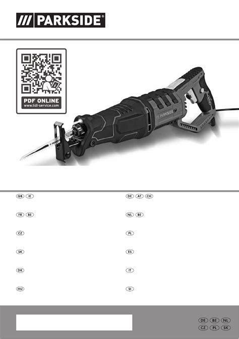 Parkside Pfs D Manual English Pages
