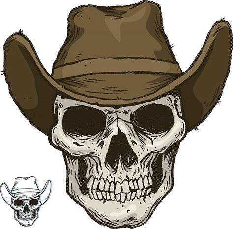 Cowboy Skull Illustrations, Royalty-Free Vector Graphics & Clip Art ...