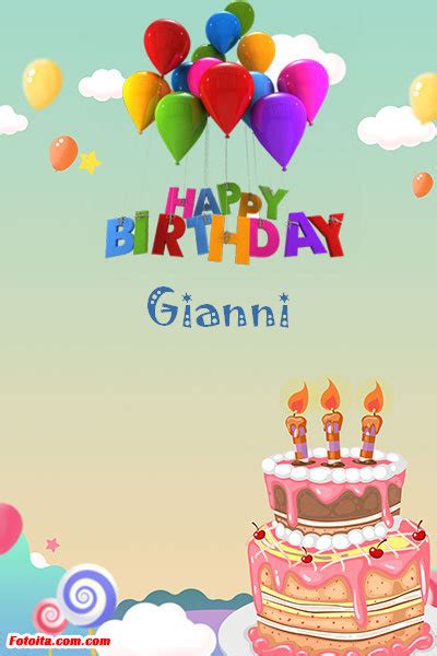 Buon Compleanno Gianni Tanti Auguri Carte E Immagini Buongiorno E