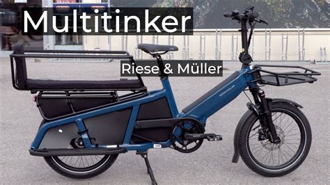 Riese Müller Multitinker kompaktes E Lastenrad YouTube