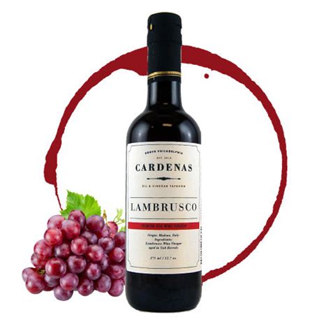 Lambrusco Red Wine Vinegar – Cardenas Oil & Vinegar Taproom