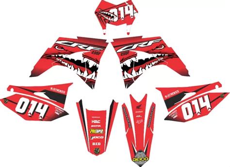 Kit Adesivos Graficos Crf Biker Next Frete Gr Tis Parcelamento