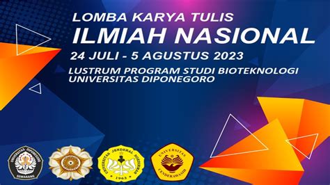 Lomba Karya Tulis Ilmiah Nasional Sma Ma Bioteknologi