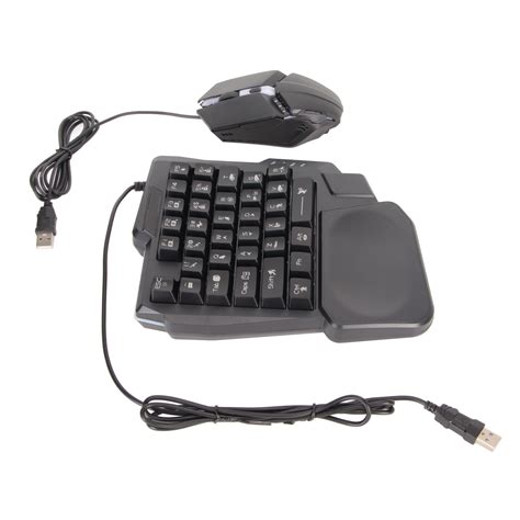 Keyboard Mouse Converter Set, Keypad Mouse Adapter Set Wired RGB Gaming ...