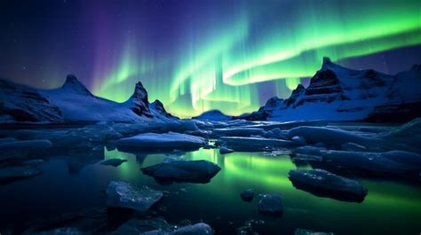 Premium Photo Northern Lights Spectacle