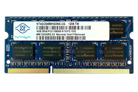 قیمت رم نانیا Nt4gc64b8hg0ns Cg ظرفیت 4 گیگابایت از نوع Ddr3 1333