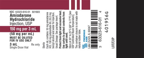 Amiodarone Hydrochloride Fresenius Kabi USA LLC FDA Package Insert