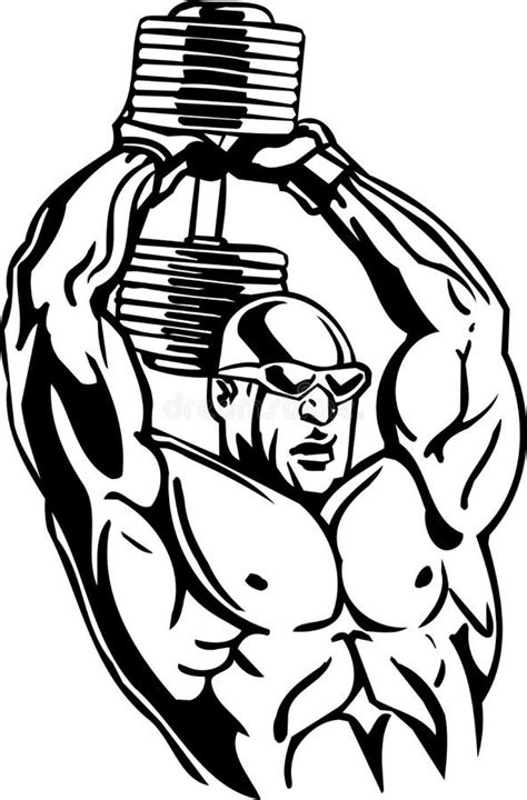 Body Building Stock Vector Illustration Of Bodybuilding 21887989